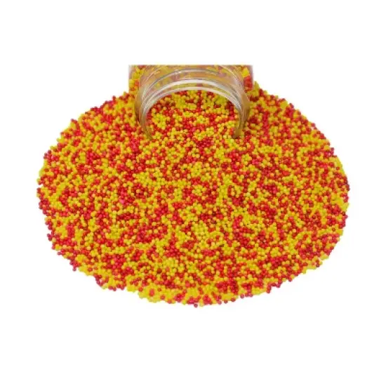 Mystic Sprinkles The Big Game: Red & Yellow Nonpareils Mix 3.8oz Bottle image {2}