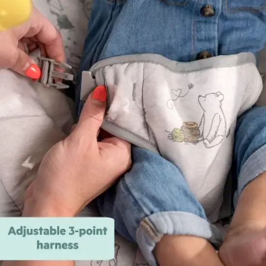 Bright Starts Disney Baby Winnie the Pooh Classic Pals Vibrating Bouncer - White image {3}