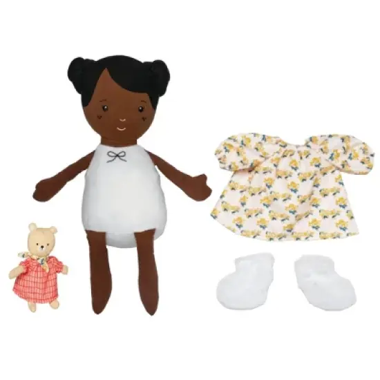Manhattan Toy Playdate Friends Harper Machine Washable and Dryer Safe 14 Inch Doll with Companion Stuffed Animal image {3}