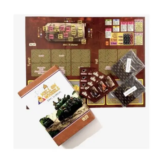 Hell on Wheels Expansion - M4A1 Sherman Board Game image {1}