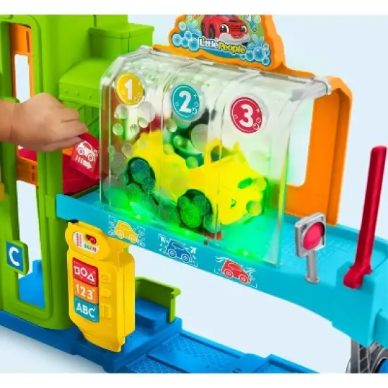 Fisher-Price Little People Toddler Light-Up Learning Garage Playset image {2}