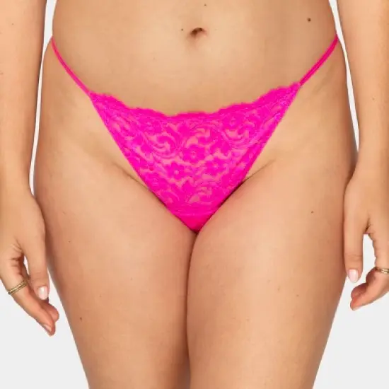 Smart & Sexy Women's Signature Lace String Panty 6 Pack image {1}