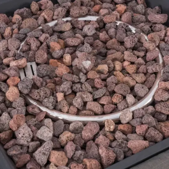 32" Stonewall Fire Pit Natural Stone - Christopher Knight Home image {4}