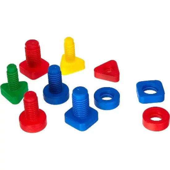 Miniland Educational Nuts & Bolts School Activity Set, 24-Piece Set image {1}