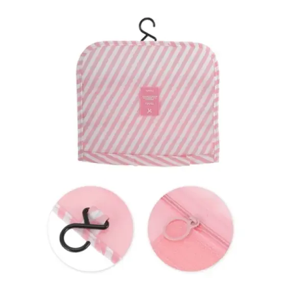 Unique Bargains Foldable Hanging Makeup Bag 1 Pc image {3}