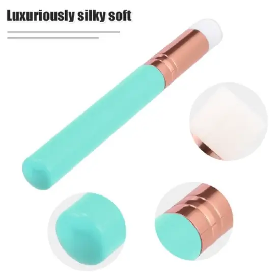 Unique Bargains 20 Pcs Makeup Brush Set, Travel Blending Foundation Contour Concealer Blusher Brush 10.3x1.4cm image {2}