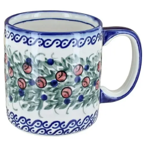 Blue Rose Polish Pottery WR Unikat Mug image {2}