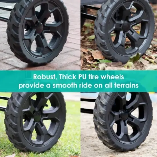 Baby Trend Quest PLUS 3-in-1 Stroller Wagon - Madrid Green image {1}