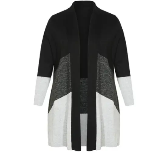 Women's Plus Size Cora Cardigan - gray | AVENUE image {4}