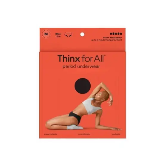 Thinx for All Women's Super Absorbency Bikini Period Underwear image {4}