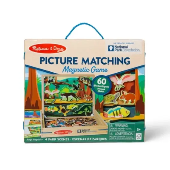 Melissa & Doug National Parks Wooden Picture Matching Magnetic Game - 60pc image {4}