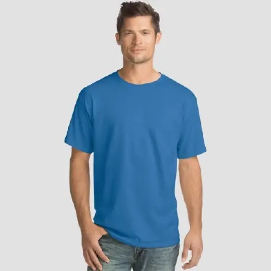 Hanes Men's Essentials Short Sleeve T-Shirt 4pk image {8}