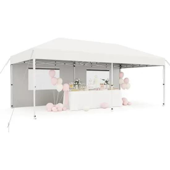10'x20' Commercial Pop-Up Canopy Tent, Instant Setup Shelter, Portable Outdoor Tent image {8}