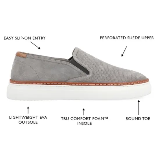 Thomas & Vine Tillman Slip-on Leather Sneaker image {7}