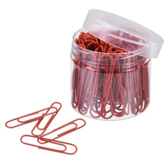 Unique Bargains Medium Metal Prevent Tearing Pages Home Office Paper Clip 100 Pcs image {9}