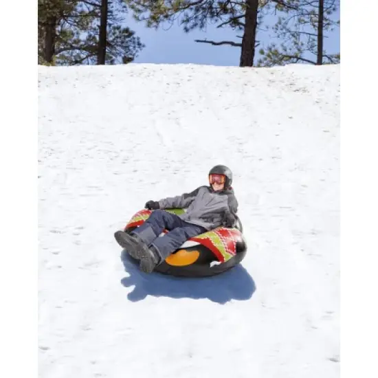 Bestway H2OGO! Inflatable Winter Snow Tube 1 Person Riding Sled with Emergency Repair Patch image {3}