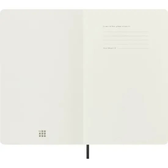 Moleskine Vegea Boa Large Ruled Notebook Soft Black Box: Journal, Lined Paper, 5x8.25", Soft Cover, 176 Pages image {1}