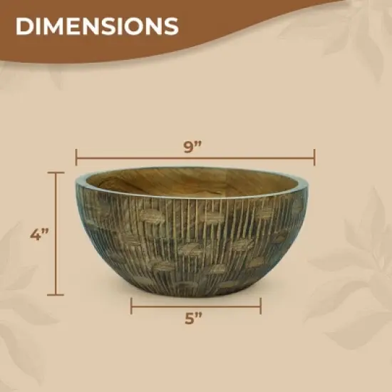 Mela Artisans Zoji Valley Bowl Medium in Medium Burnt image {2}