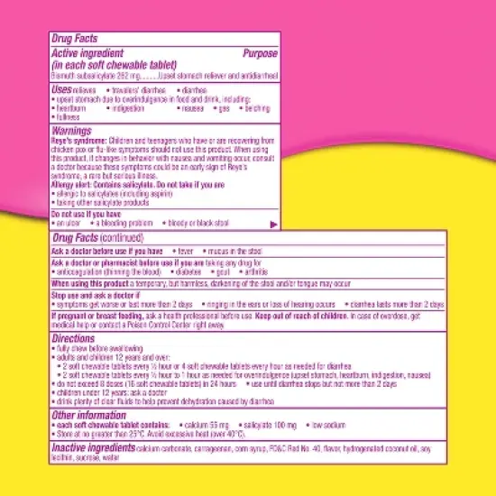 Pepto-Bismol Fast Melts Digestive Treatment - 24ct image {2}
