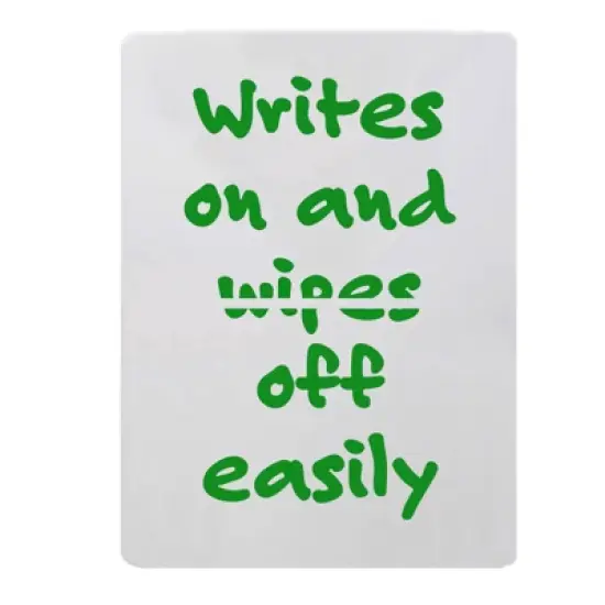 6pk Dry Erase Boards - Flipside image {1}