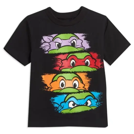 Teenage Mutant Ninja Turtles Donatello Leonardo Michelangelo Short Sleeve Graphic T-Shirt & Shorts image {2}
