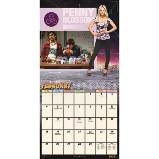 Trends International Inc. 2023-24 Wall Calendar 12"x12" The Big Band Theory image {2}