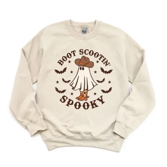 Simply Sage Market Women's Graphic Sweatshirt Boot Scootin' Spooky image {2}