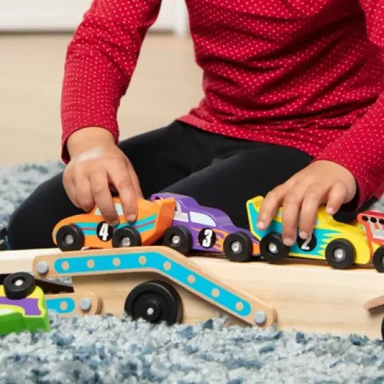Melissa & Doug Mega Race-Car Carrier image {8}