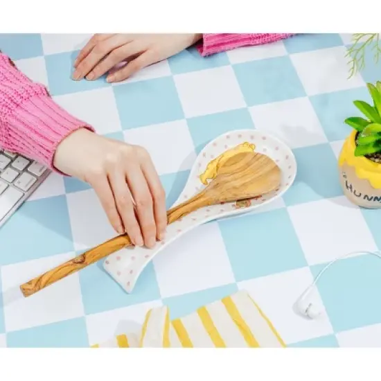 Silver Buffalo Disney Winnie the Pooh and Piglet Ceramic Spoon Rest image {5}