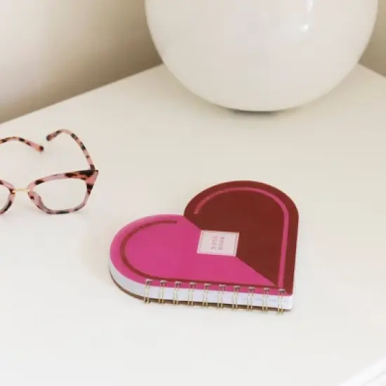 FRINGE Die-Cut Cover Spiral Journal Heart image {4}