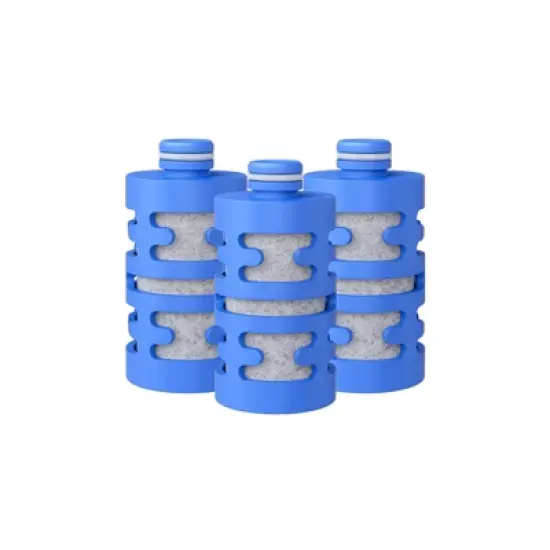 Nispira Activated Carbon Water Filter Replacement Compatible with Philips GoZero Fitness Water Bottle, 3 Pcs image {6}