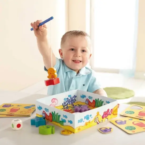 HABA My Very First Games - Here Fishy Fishy! Magnetic Fishing Game (Made in Germany) image {9}