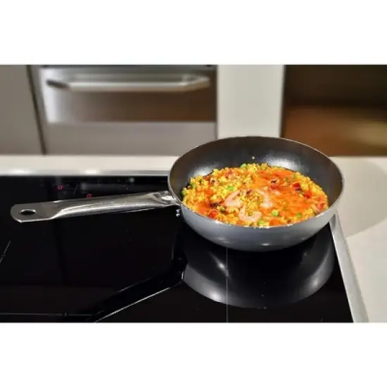 RAVELLI Italia Linea 51 Professional Non Stick Induction Deep Skillet, 9.5inch - Elevated Cooking with Italian Precision image {3}