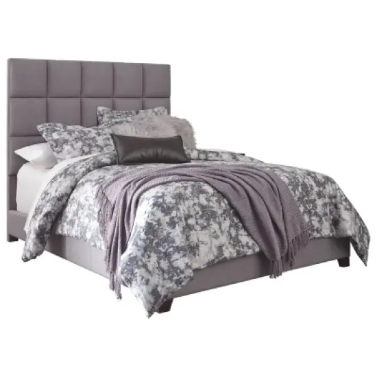 Dolante Upholstered Bed Gray - Signature Design by Ashley image {8}