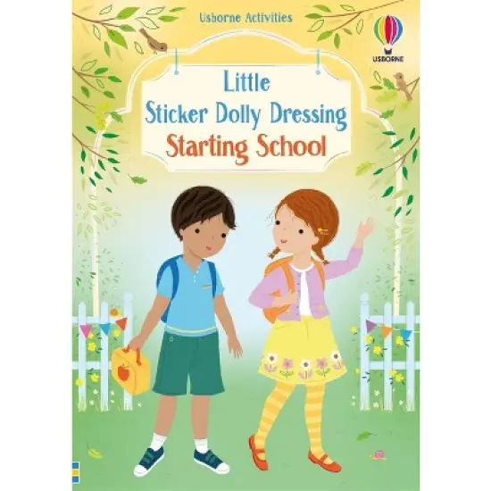 Little Sticker Dolly Dressing Starting School - by Fiona Watt (Paperback) image {1}
