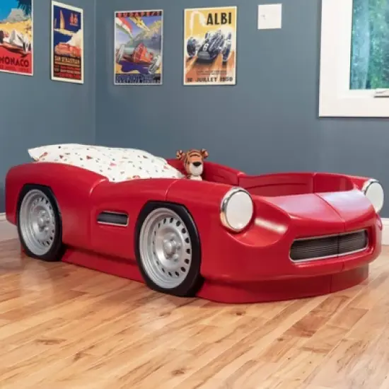 Step2 Roadster Toddler-to-Twin Bed - Red image {2}