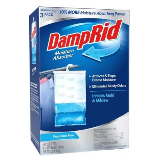 DampRid Hanging Bag Unscented Air Freshner - 46.2oz/3pk image {1}