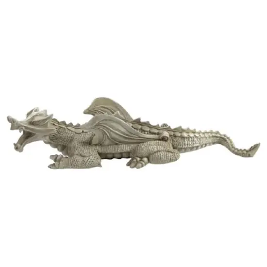 Design Toscano Warsin Dragon Sculpture: Large image {2}