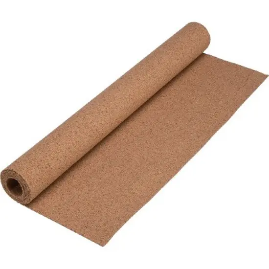 Lorell - Natural Cork Roll - Brown - 48 in. x 24 in. - 1 Each image {1}