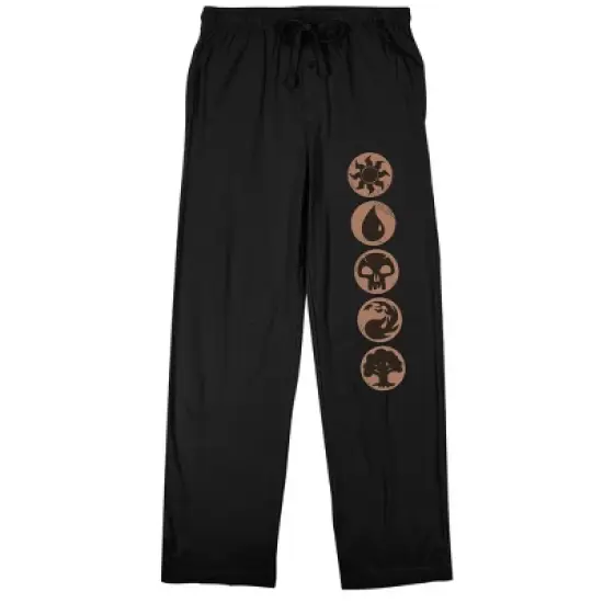 Magic the Gathering Logo and Icons Men's 2-Piece Short Sleeve Sleepwear Set image {2}