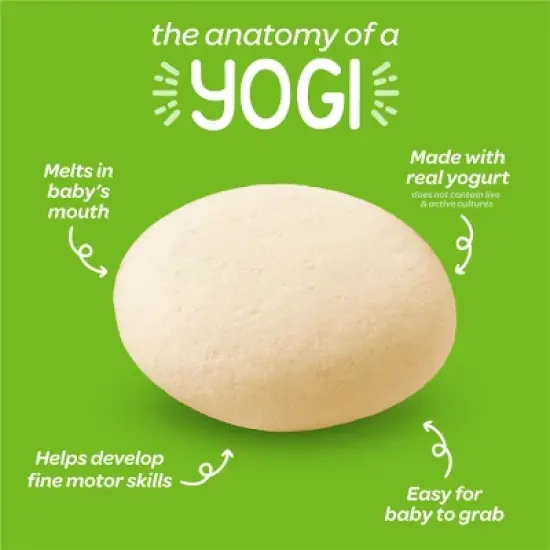 Happy Baby Organic Yogis Strawberry Banana Freeze Dried Greek Yogurt & Fruit Baby Snacks - 1oz image {4}