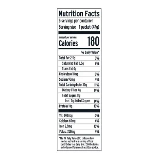 purely elizabeth. Apple Harvest Crumble Protein Oatmeal - 8.3oz/5ct image {2}