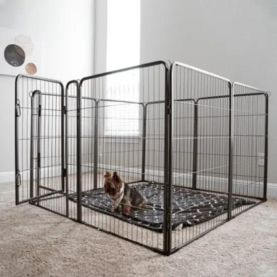 Aivituvin 31"H/39"H Dog Exercise Pen | Outdoor&Indoor Portable Pet Puppy Playpen-AIR50 AIR51 image {4}