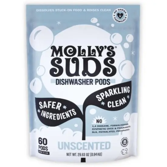 Molly's Suds Dish Pods - Unscented - 60ct image {7}