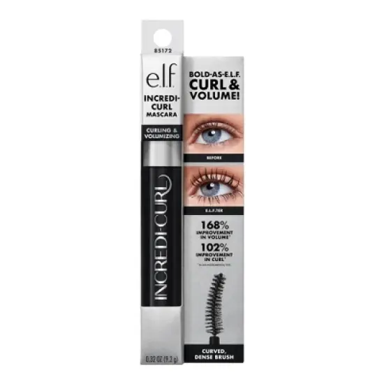 e.l.f. Incredi-Curl Curling & Volumizing Mascara - 0.32oz image {10}