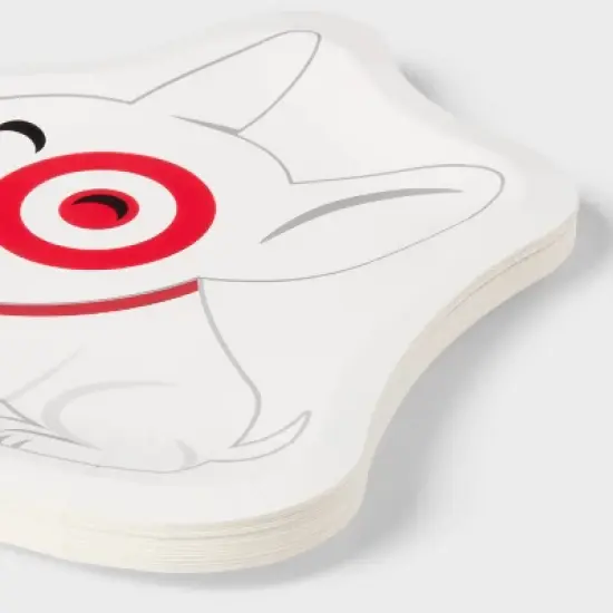 Target Bullseye Dog Shaped Snack Plate 20ct Spritz&trade; image {2}