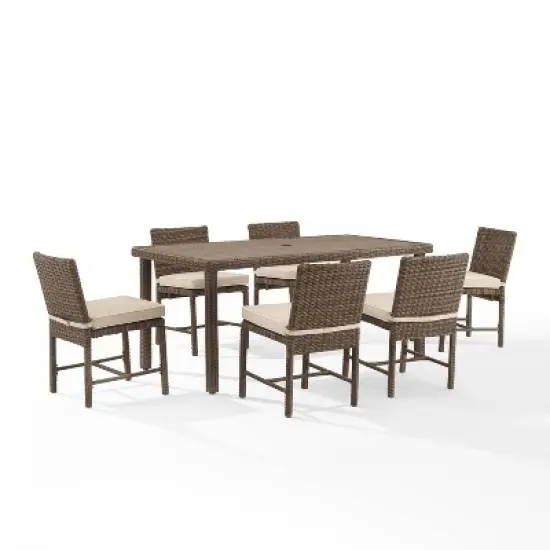 7pc Bradenton Outdoor Steel Dining Set - Crosley
 image {11}