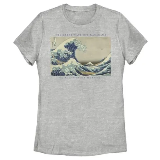 Women's Lost Gods Classic Great Wave Art T-Shirt image {3}