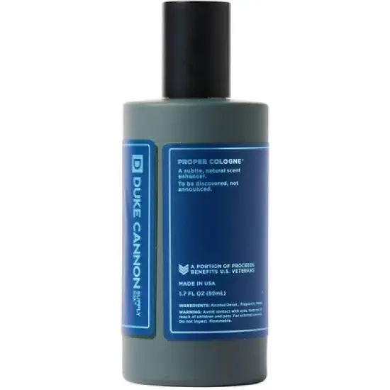 Duke Cannon Men's Huron Proper Cologne - Fresh Water & Neroli Cologne - Trial Size - 1.7 fl oz image {2}