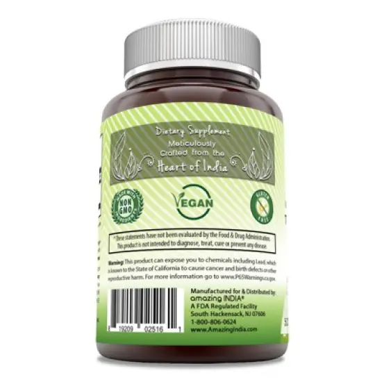 Amazing India Ashwagandha Extract, 500 mg, 120 Veggie Capsules image {2}